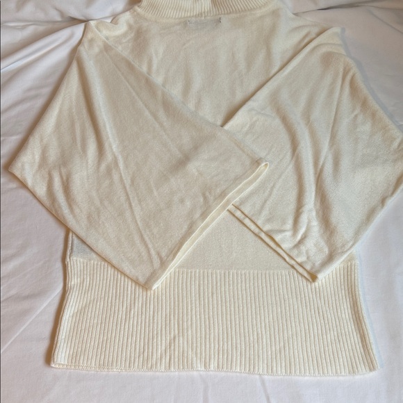 BCBGMaxAzria Cream Cowl Neck Sweater - Picture 6 of 6